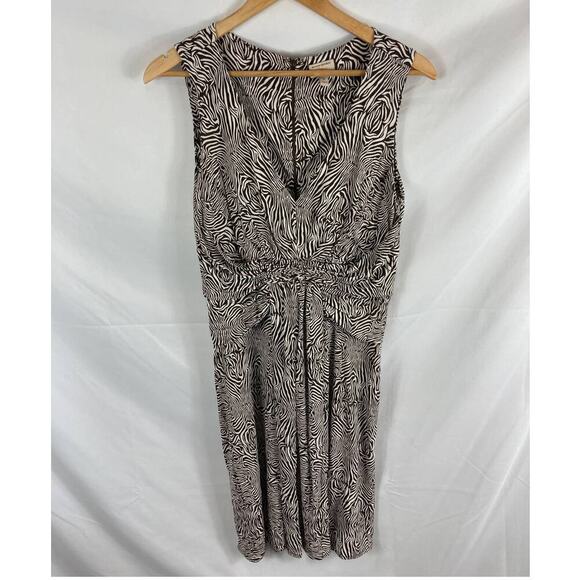 Banana Republic Issa London Animal Print Dress size 8 - Picture 1 of 4